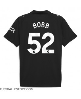 Günstige Manchester City Oscar Bobb #52 Auswärtstrikot 2025-26 Kurzarm